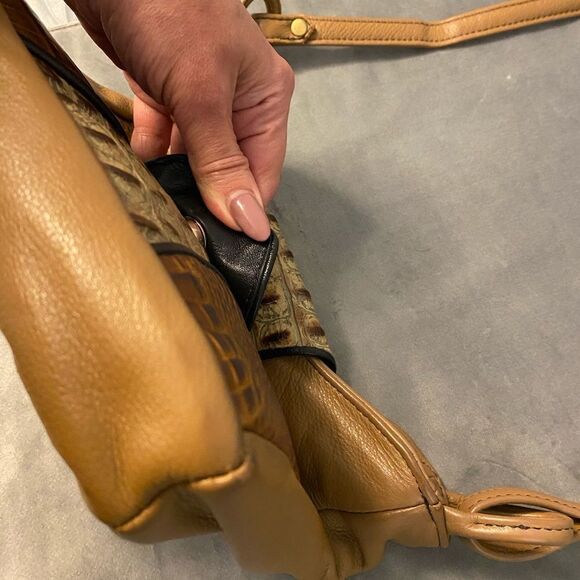 D’Onofrio leather/crocodile skin purse - Picture 9 of 11